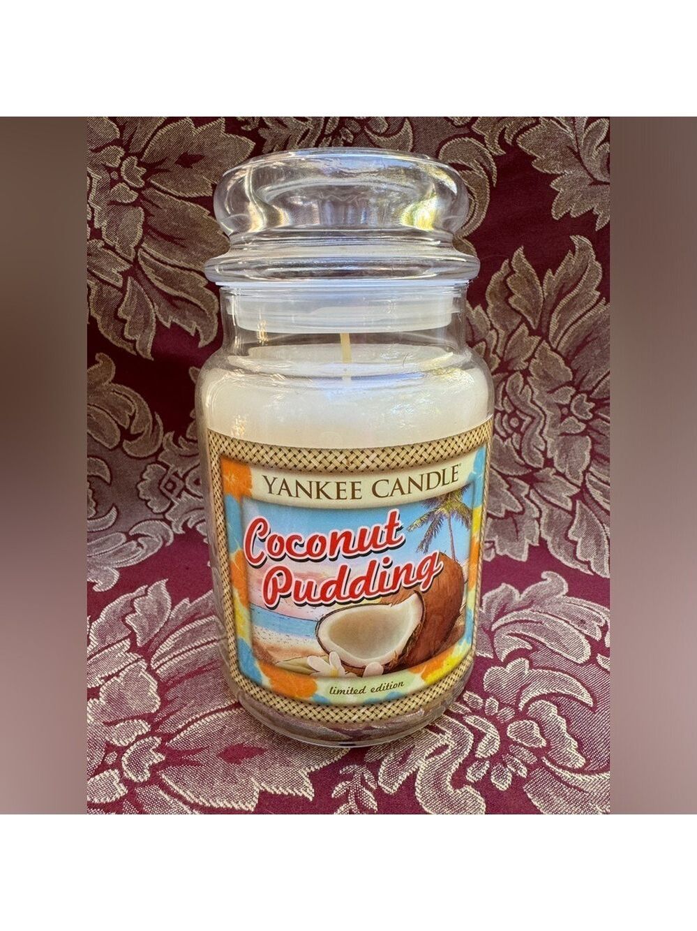 Yankee Candle Aloha Collection Limited Edition Coconut Pudding 22 oz. (2015)